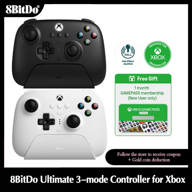 Board Game Android - 8BitDo Ultieme 3-mode controller met Hall-effect-joystick,
